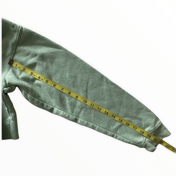 UO Out From Under Crop Hoodie Sweatshirt Mint - Picture 7 of 10